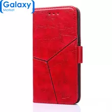 Чехол книжка K'try Premium Case для Samsung Galaxy A6 Plus (2018) Red (Красный)