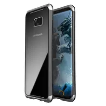 Чехол бампер Luphie Double Dragon Case для Samsung Galaxy S8 Plus G955F Black & Sliver (Черный & Серебристый)