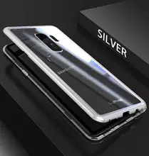 Чехол бампер Luphie Magnetic для Samsung Galaxy Note 9 Silver (Серебро)