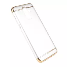 Чехол бампер Mofi Electroplating Case для Samsung Galaxy A8 2018 A530F Silver (Серебристый)