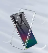 Чехол бампер Mofi Slim TPU для Samsung Galaxy A20s Transparent (Прозрачный)
