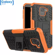 Чехол бампер Nevellya Series для Samsung Galaxy J6 (2018) Orange (Оранжевый)