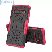 Чехол бампер NEVELLYA для Samsung Galaxy S10 Rose Red (Малиновый)