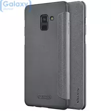 Чехол книжка Nillkin New Leather Case Sparkle для Samsung Galaxy A8 Black (Черный)