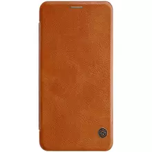 Чехол книжка Nillkin Qin Leather Case для Samsung Galaxy S10 Brown (Коричневый)