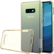 Чехол бампер Nillkin TPU Nature Case для Samsung Galaxy S10e Brown (Коричневый)