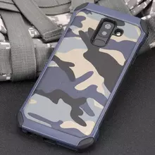 Чехол бампер NX Case Camouflage Series для Samsung Galaxy A6 2018 Blue (Синий)