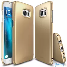 Чехол бампер Ringke Slim Case для Samsung Galaxy S7 Edge Royal Gold (Золотой)