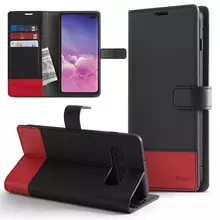Чехол книжка Ringke Wallet Case для Samsung Galaxy S10 Black\Red (Черный\Красный)