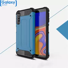 Чехол бампер Rugged Hybrid Tough Armor Case для Samsung Galaxy A7 (2018) Sky Blue (Небесно-голубой)