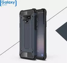 Чехол бампер Rugged Hybrid Tough Armor Case для Samsung Galaxy Note 9 Navy Blue (Темно-синий)
