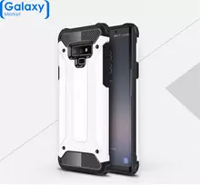 Чехол бампер Rugged Hybrid Tough Armor Case для Samsung Galaxy Note 9 White (Белый)