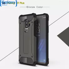 Чехол бампер Rugged Hybrid Tough Armor Case для Samsung Galaxy S9 Plus Black/Bronze (Черный/Бронзовый)