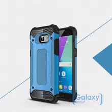 Чехол бампер Rugged Hybrid Tough Armor Case для Samsung Galaxy A3 (A3 2017) Blue (Голубой)