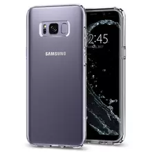 Чехол бампер Spigen Case Liquid Crystal для Samsung Galaxy S8 Plus Crystal Clear (Прозрачный)