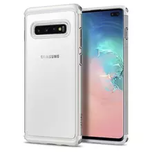 Чехол бампер Spigen Case Neo Hybrid NC для Samsung Galaxy S10 Plus White (Белый)