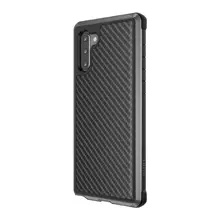 Чехол бампер X-Doria Defense Lux Case для Samsung Galaxy Note 10 Black Carbon (Черный карбон)