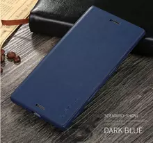 Чехол книжка X-Level Leather для Samsung Galaxy M30 Blue (Синий)