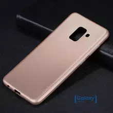Чехол бампер X-Level Matte Case для Samsung Galaxy A6 Plus 2018 Gold (Золотой)