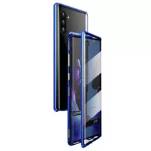 Чехол бампер Luphie Magnetic 360 для Samsung Galaxy Note 10 Blue (Синий)
