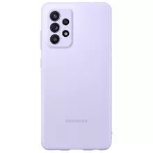 Оригинальный чехол бампер для Samsung Galaxy A53 5G Samsung Silicone Cover Violet (Фиолетовый)