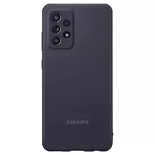 Оригинальный чехол бампер для Samsung Galaxy A53 5G Samsung Silicone Cover Black (Черный)
