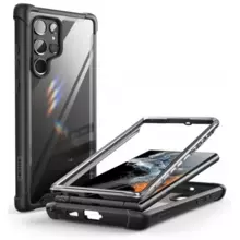 Противоударный чехол бампер i-Blason Ares для Samsung Galaxy S22 Ultra Black (Черный)