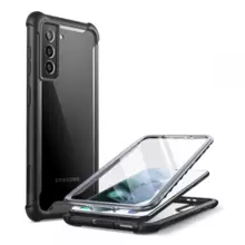 Противоударный чехол бампер i-Blason Cosmo для Samsung Galaxy S21 FE Black (Черный)