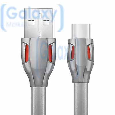 кабель для зарядки и передачи данных USB Remax Laser (RC-035a) Type-C Gray (Серый)