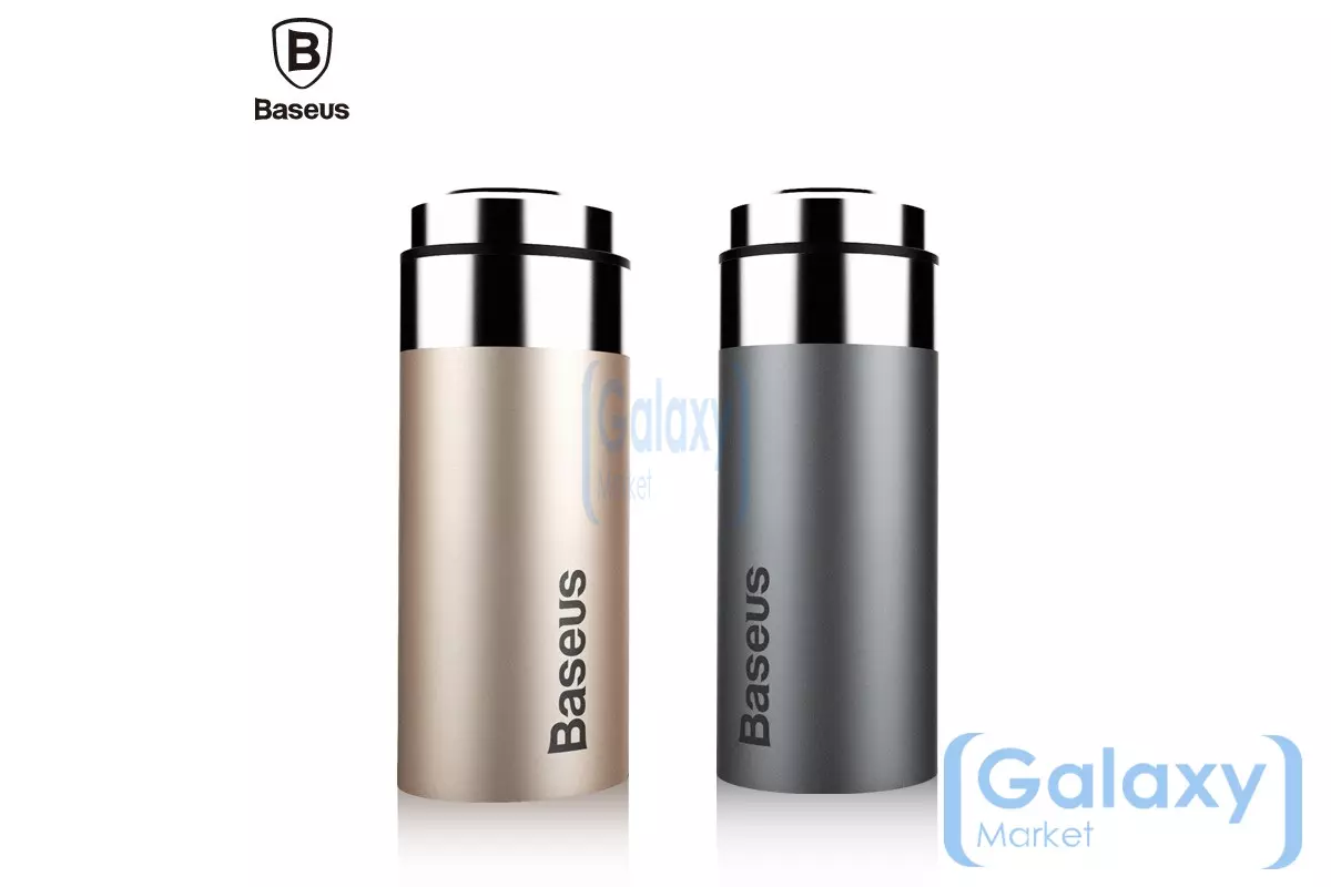 Автомобильная зарядка от прикуривателя Baseus CarQ Series Dual USB Car Charger для быстрой зарядки смартфонов и телефонов Gold (Золотой)