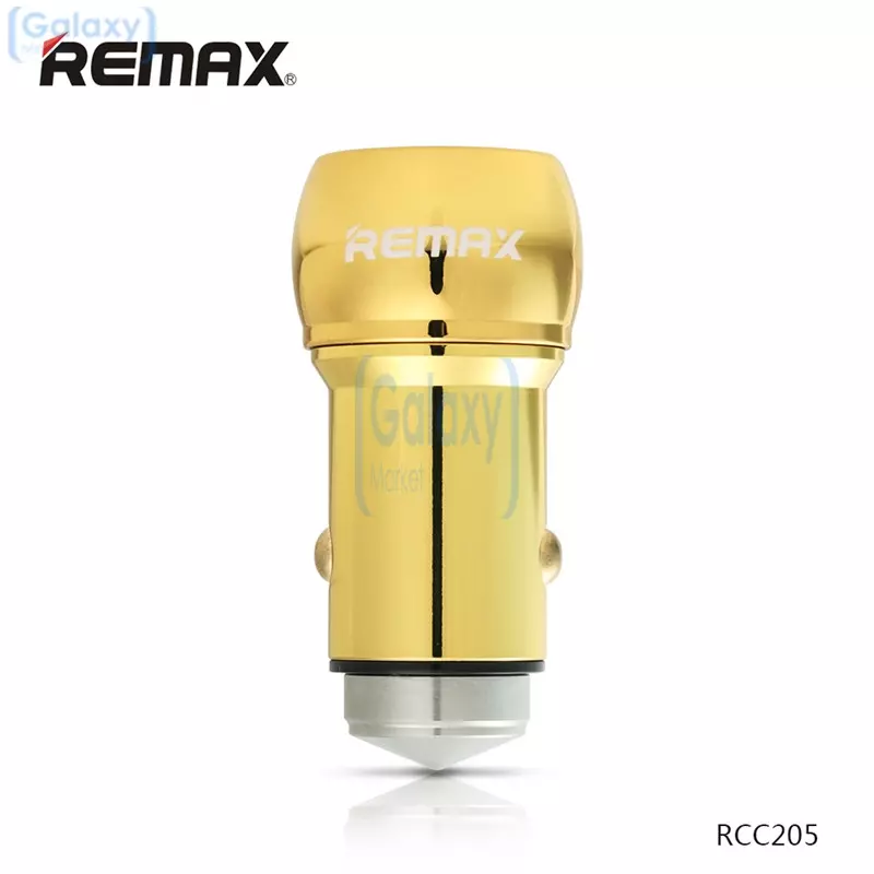 Автомобильная зарядка от прикуривателя Remax 2USB RCC205 (Золотой)