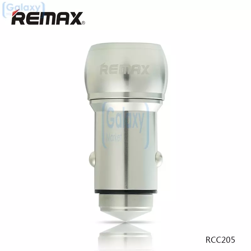 Автомобильная зарядка от прикуривателя Remax 2USB RCC205 (Серый)