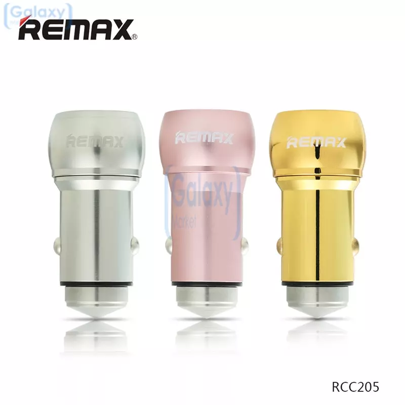 Автомобильная зарядка от прикуривателя Remax 2USB RCC205 (Серый)