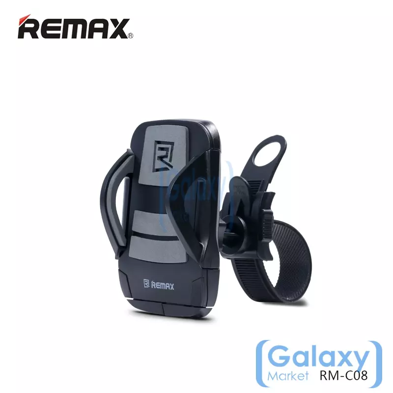 Универсальный велосипедный держатель Remax RM-C08 для смартфонов Grey (Серый)