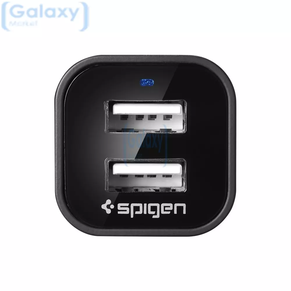 Автомобильная зарядка от прикуривателя Spigen 4.8 Amp Dual Port USB Car Charger F24QC (Черный)