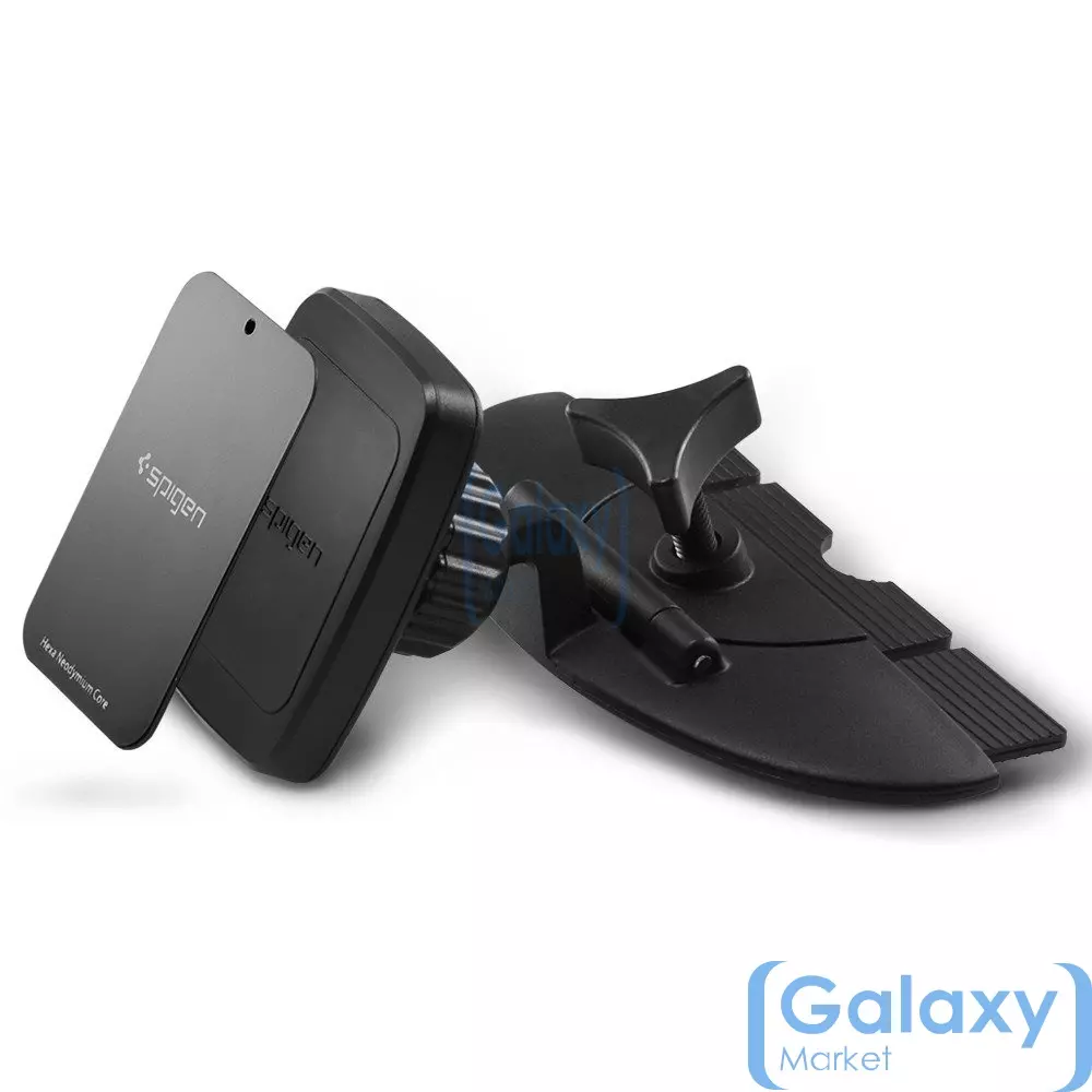Магнитный автомобильный держатель для смартфона Spigen Kuel™ H23 CD Slot Magnetic Car Mount Black (Черный) 000CG20590