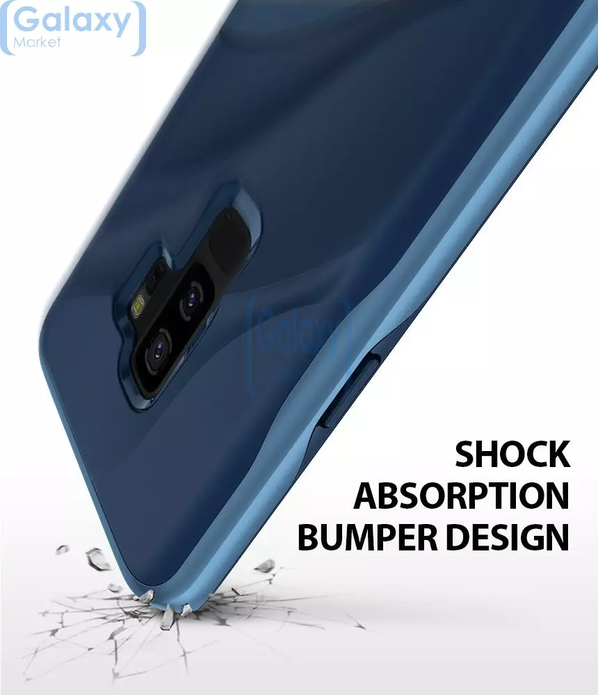 Чехол бампер Ringke Wave Series для Samsung Galaxy S9 Plus Coasyal Blue (Синий)