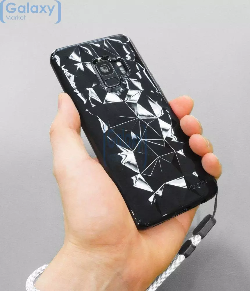 Чехол бампер Ringke Air Prism Series для Samsung Galaxy S9 Ink Black (Черный)