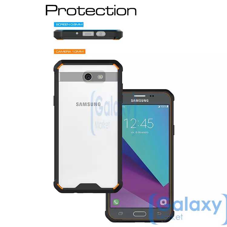 Чехол бампер Anomaly Fusion Case для Samsung Galaxy J5 2017 (J530) Black (Черный)