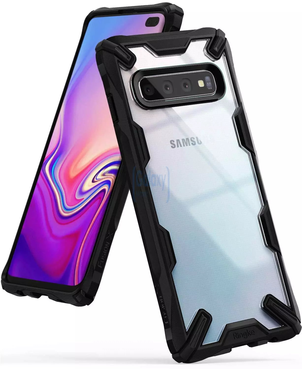 Чехол бампер Ringke Fusion-X Case для Samsung Galaxy S10 Plus Black (Черный)