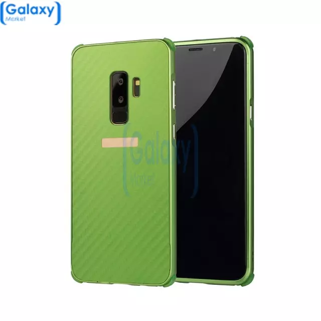 Чехол бампер Anomaly Carbon Series для Samsung Galaxy S9 Plus Green (Зелёный)