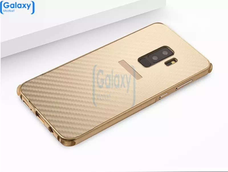 Чехол бампер Anomaly Carbon Series для Samsung Galaxy S9 Plus Rose Gold (Розовое золото)