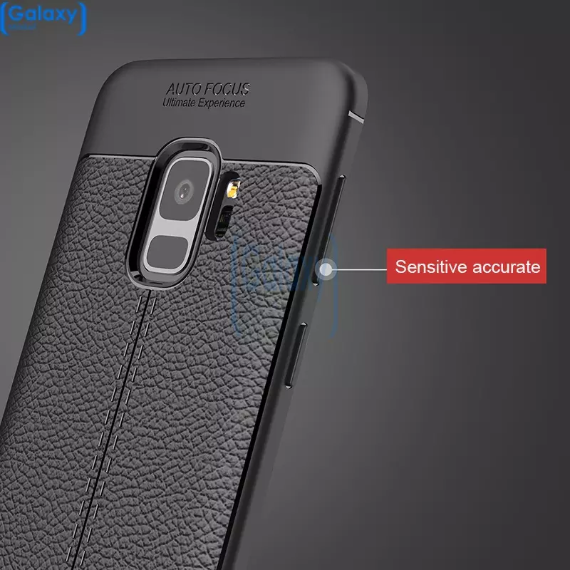 Чехол бампер Anomaly Leather Fit Case для Samsung Galaxy S9 Blue (Синий)