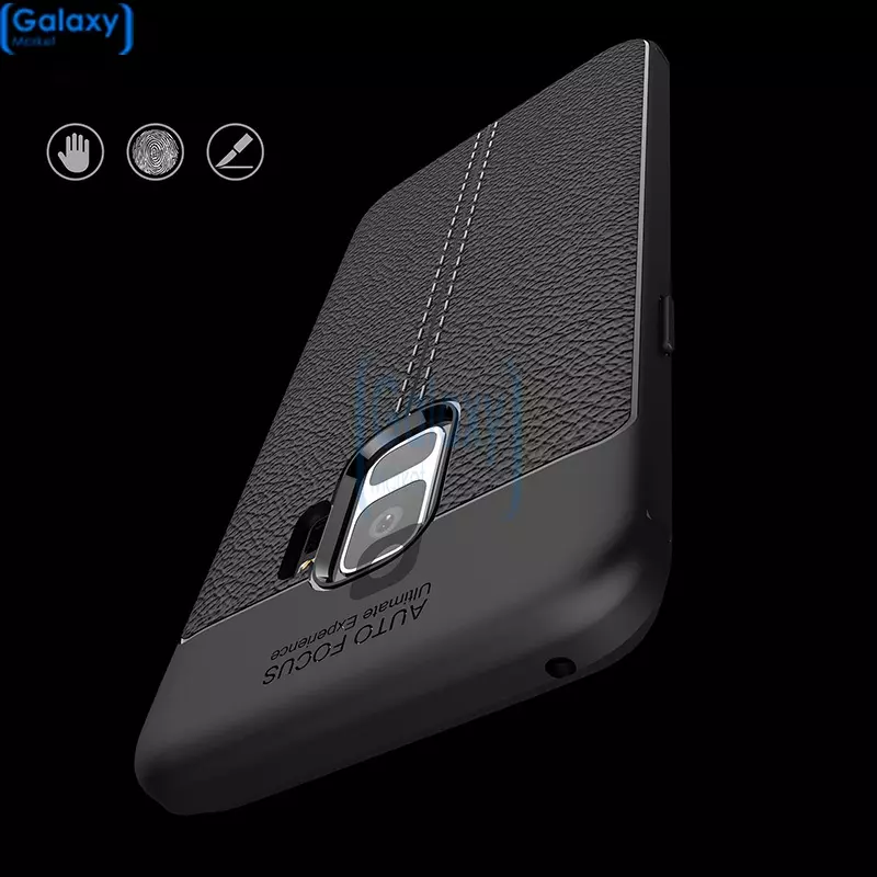 Чехол бампер Anomaly Leather Fit Case для Samsung Galaxy S9 Blue (Синий)
