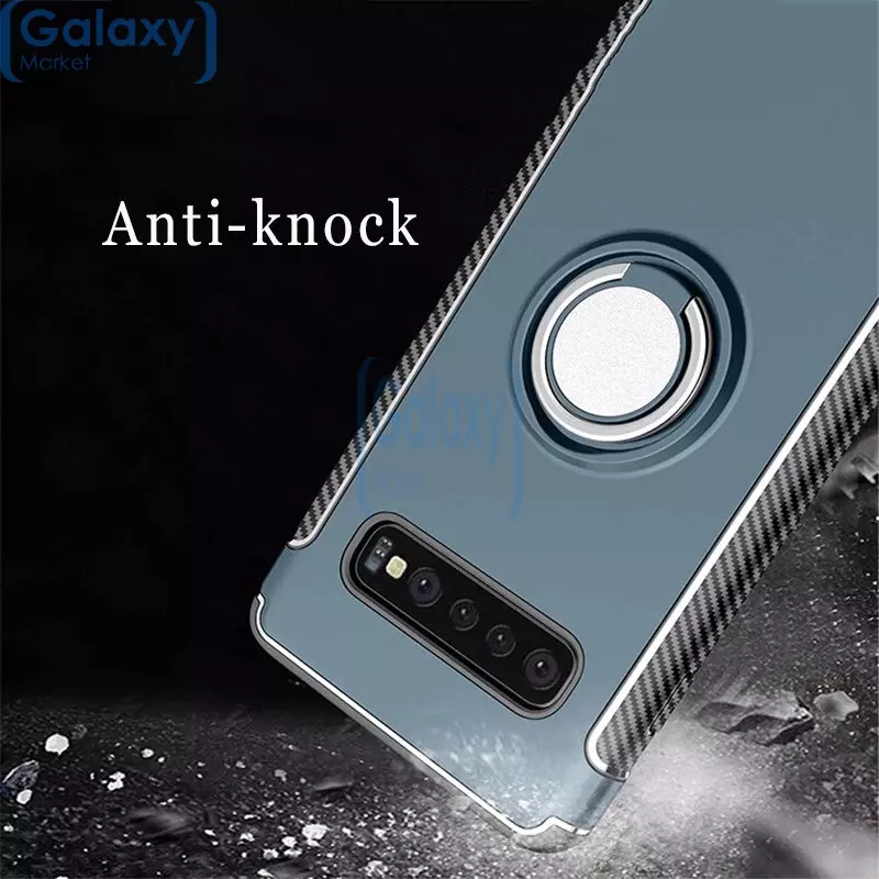 Чехол бампер Anomaly Magnetic Ring Standing Case для Samsung Galaxy S10e Black (Черный)