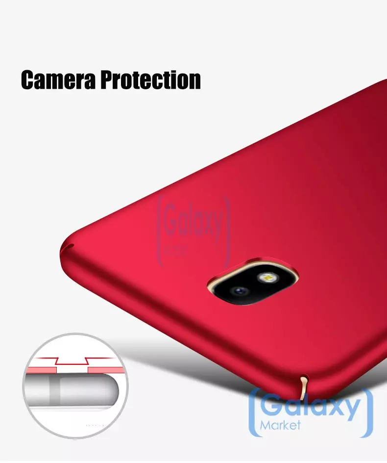 Чехол бампер Anomaly Matte Case для Samsung Galaxy J7 2017 Red (Красный)