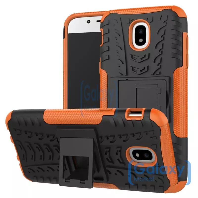 Чехол бампер Nevellya Case для Samsung Galaxy J3 2017 Orange (Оранжевый)