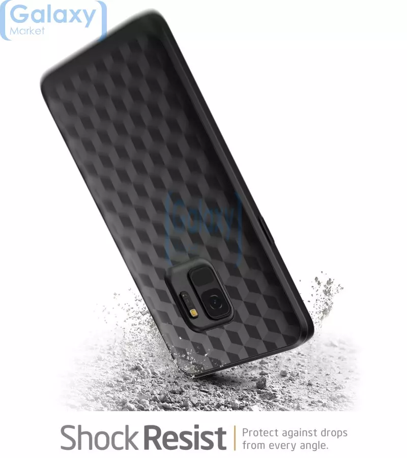 Чехол бампер Clayco Mumba Flex Case для Samsung Galaxy S9 Black (Черный)