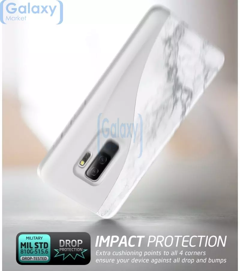 Чехол бампер i-Blason Luna Case для Samsung Galaxy S9 Marble (Мрамор)