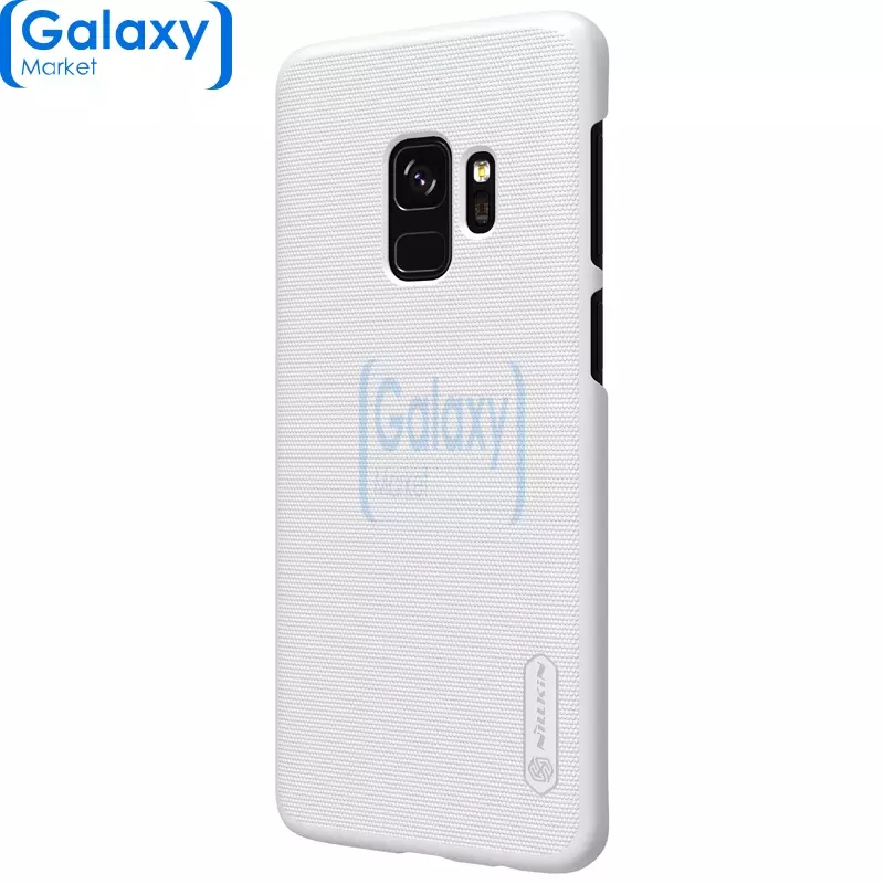 Чехол бампер Nillkin Super Frosted Shield для Samsung Galaxy S9 White (Белый)
